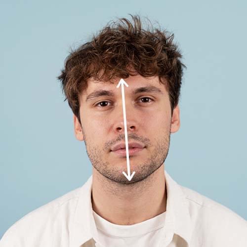 Arc hosszának mérése szemüveghez