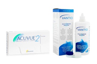Acuvue 2 (6 lencse) + Vantio Multi-Purpose 360 ml tokkal