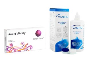 Avaira Vitality (6 lencse) + Vantio Multi-Purpose 360 ml tokkal