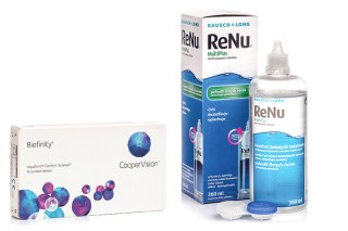 Biofinity CooperVision (6 lencse) + ReNu MultiPlus 360 ml tokkal