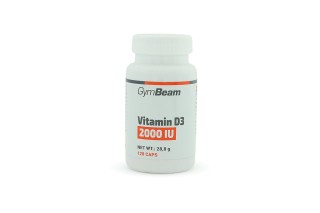 GymBeam D3‑vitamin 2000 NE (120 kapszula)