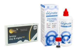 Lenjoy Day & Night PRO (6 lencse) + Oxynate Peroxide 380 ml tokkal