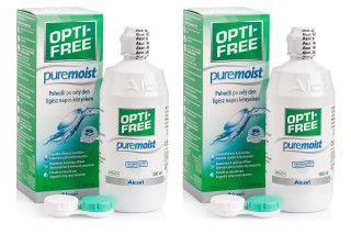 OPTI-FREE PureMoist 2 x 300 ml tokkal