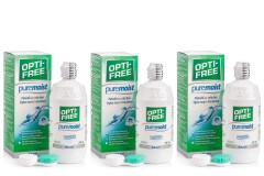 OPTI-FREE PureMoist 3 x 300 ml tokkal