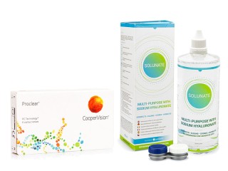 Proclear Compatibles Sphere CooperVision (6 lencse) + Solunate Multi-Purpose 400 ml tokkal