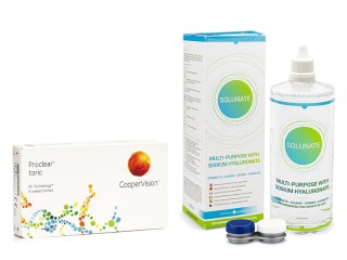 Proclear Toric CooperVision (6 lencse) + Solunate Multi-Purpose 400 ml tokkal