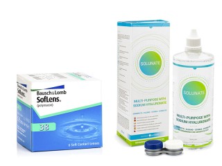 SofLens 38 (6 lencse) + Solunate Multi-Purpose 400 ml tokkal