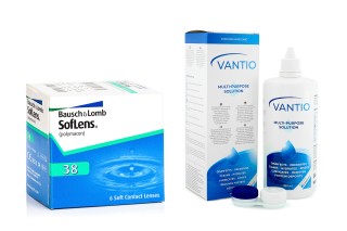 SofLens 38 (6 lencse) + Vantio Multi-Purpose 360 ml tokkal