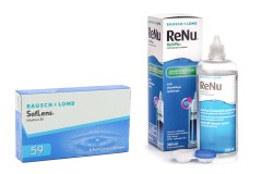 SofLens 59 (6 lencse) + ReNu MultiPlus 360 ml tokkal