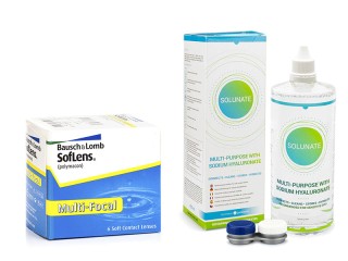 SofLens Multi-Focal (6 lencse) + Solunate Multi-Purpose 400 ml tokkal
