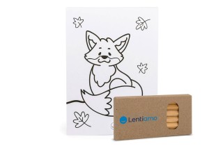 Színezőkönyvek + zsírkréták Lentiamo