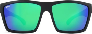 Uvex LGL 29 Black Mat/Mirror Green S5309472215 42753